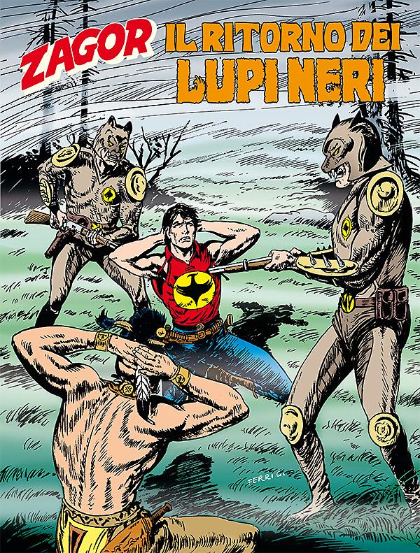 Il ritorno dei Lupi Neri - Zagor 607 cover