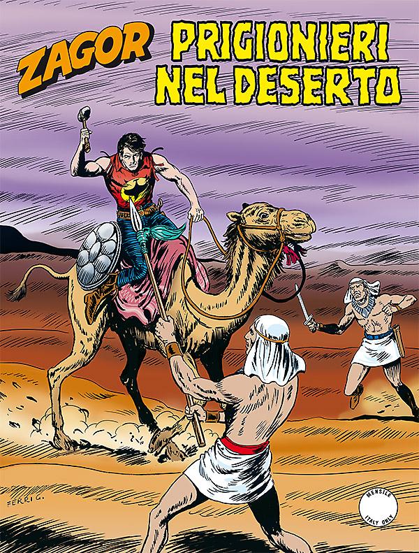 Prigionieri nel deserto - Zagor 610 cover