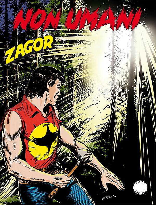 Non umani - Zagor 613 cover