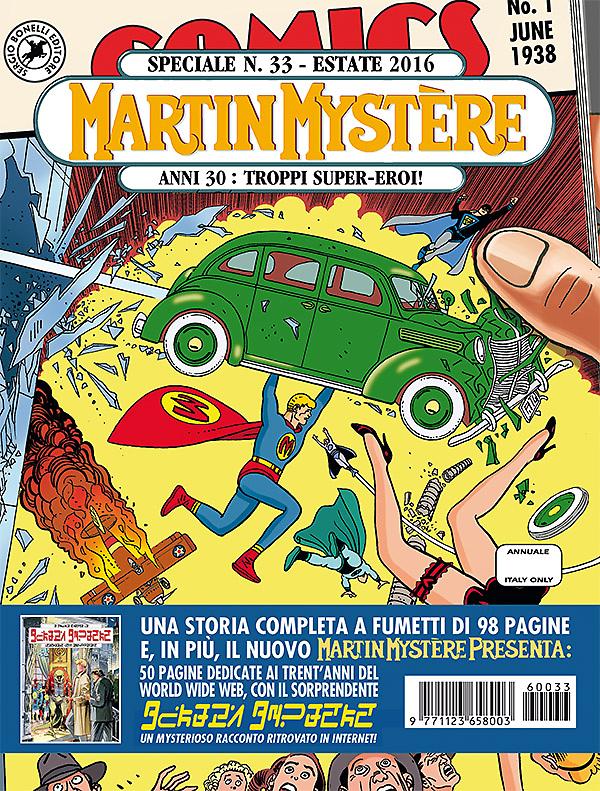 Anni 30: troppi super-eroi! - Speciale Martin Mystère 33 cover