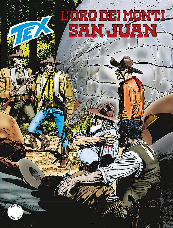 L'oro dei monti San Juan - Tex Tre Stelle 631 cover