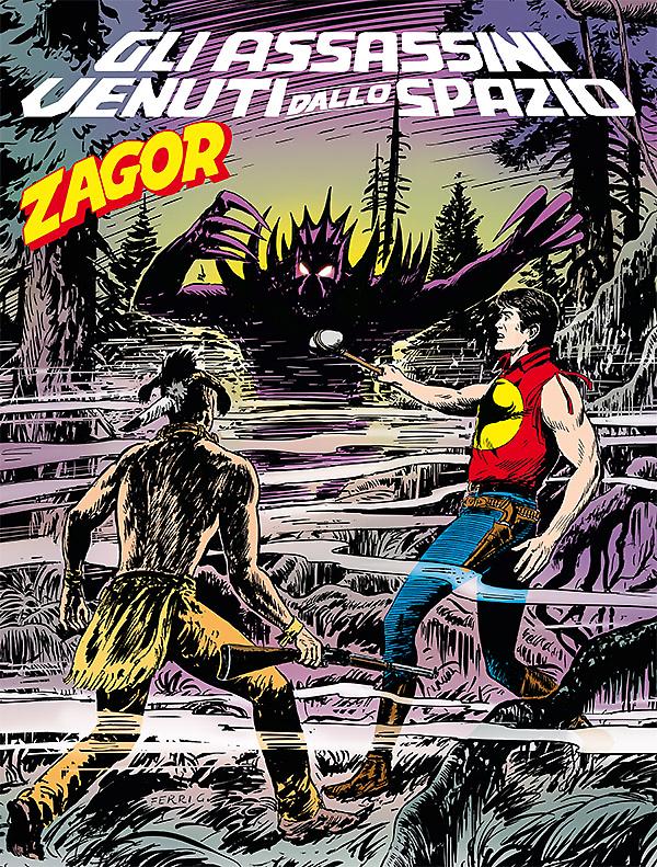 Gli assassini venuti dallo spazio - Zagor 614 cover