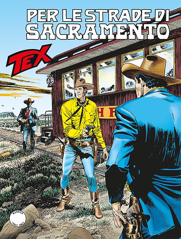 Per le strade di Sacramento - Tex 672 cover