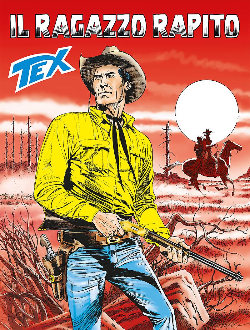 Il ragazzo rapito - Tex 676 cover