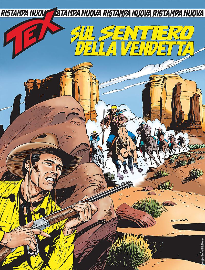 Sul sentiero della vendetta - Tex Nuova ristampa 419 cover