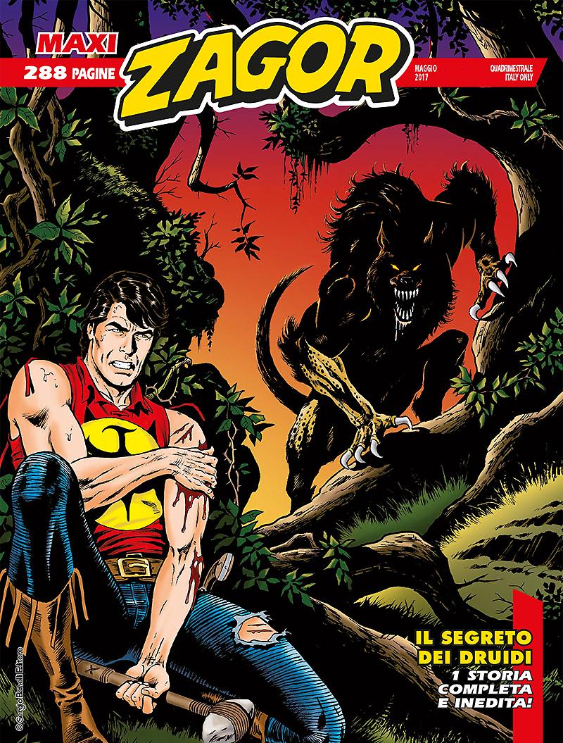 Il segreto dei Druidi - Maxi Zagor 30 cover