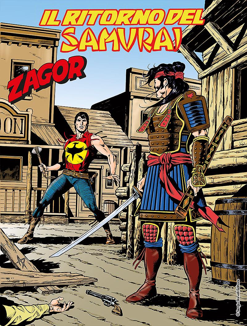 Il ritorno del samurai - Zagor 623 cover