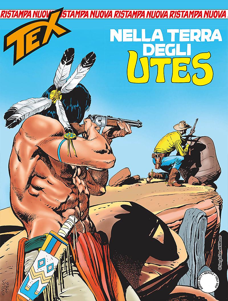 Nella terra degli Utes - Tex Nuova Ristampa 424 cover