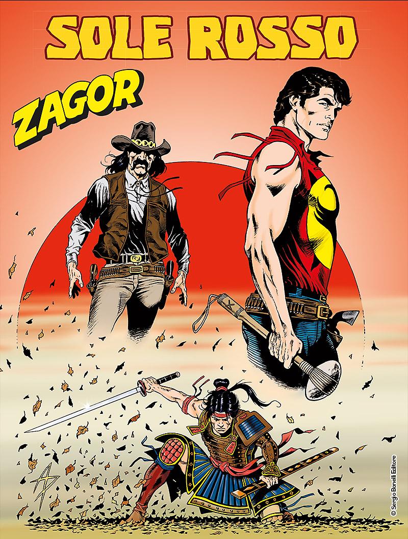 Sole rosso - Zagor 625 cover