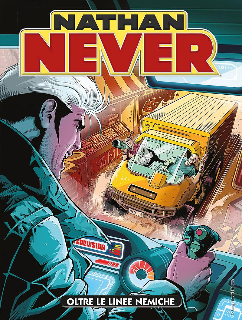 Oltre le linee nemiche - Nathan Never 319 cover