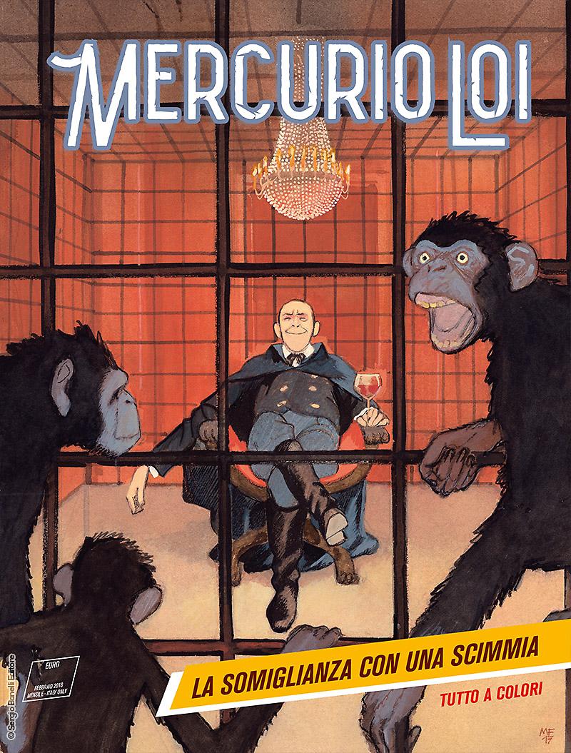 La somiglianza con una scimmia - Mercurio Loi 09 cover