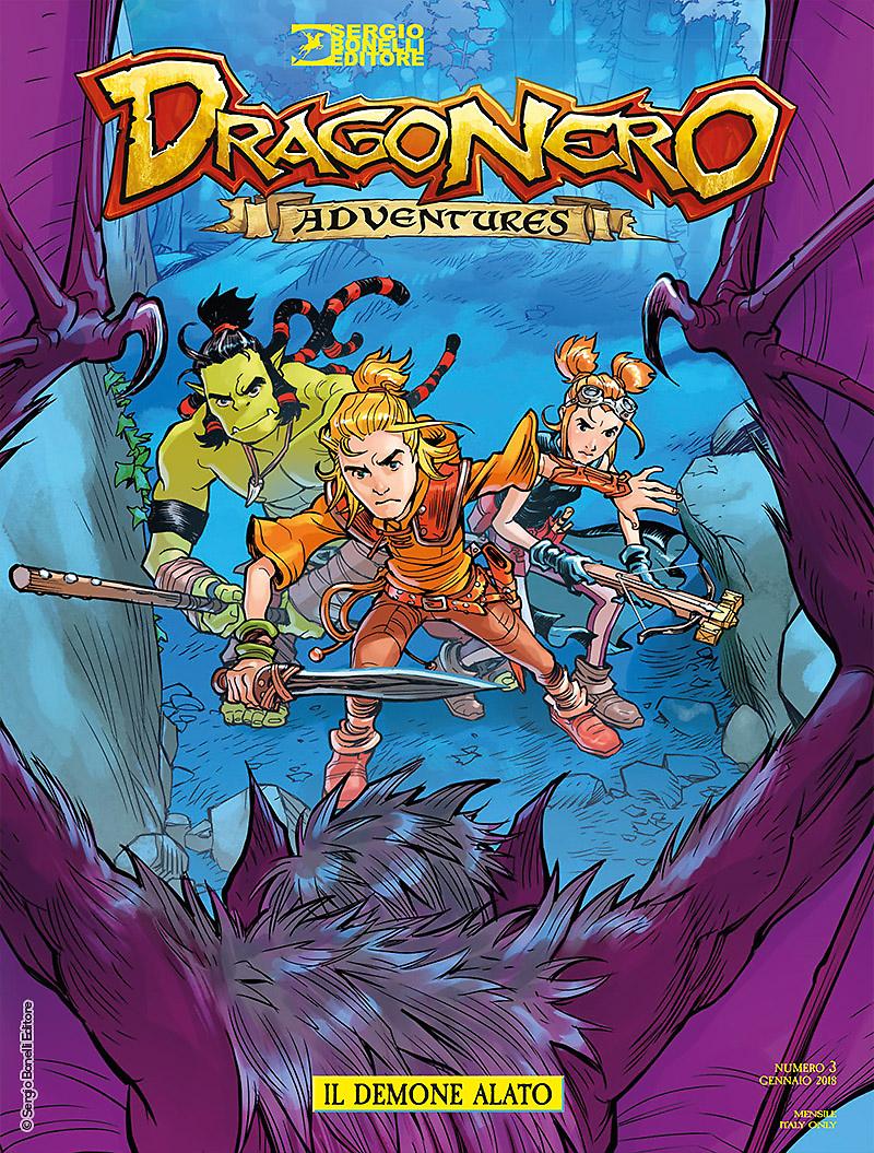 Il demone alato - Dragonero Adventures 03 cover