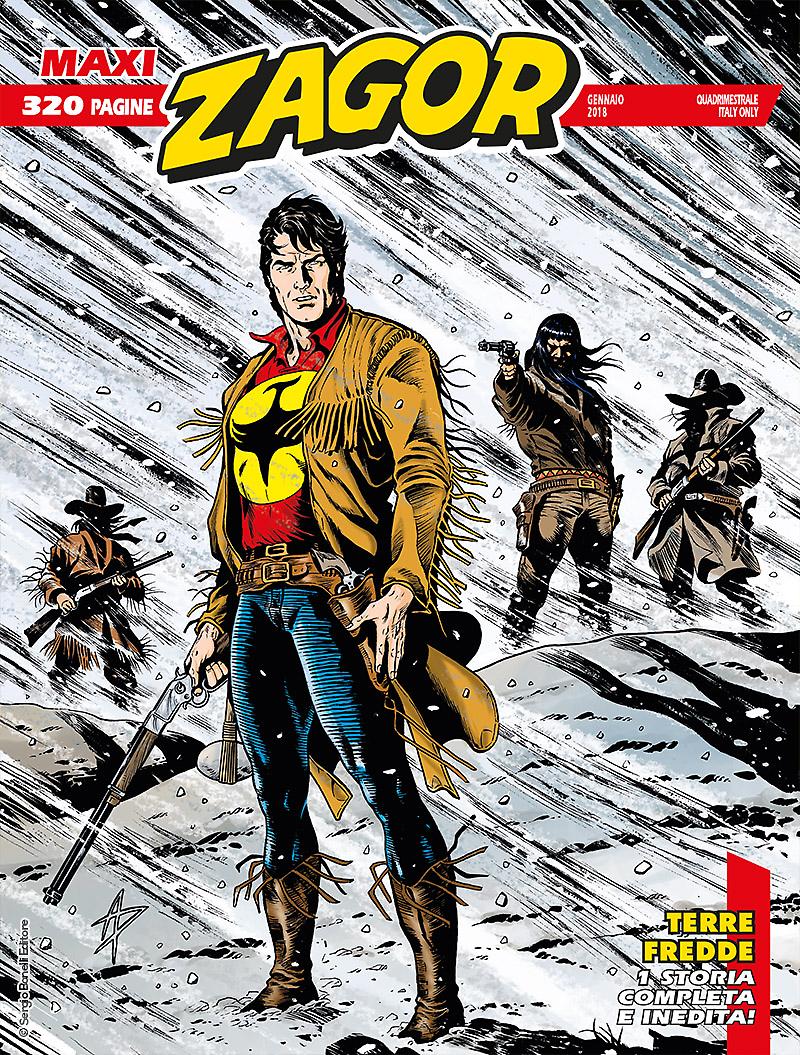 Terre fredde - Maxi Zagor 32 cover