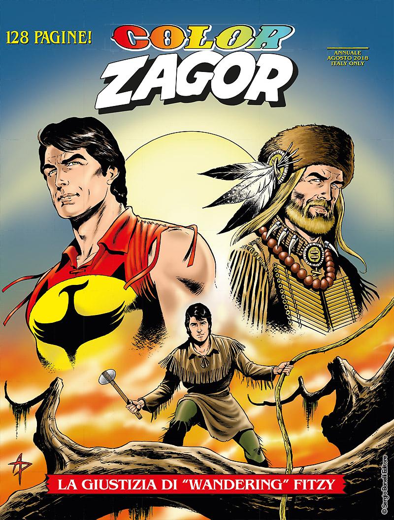 La giustizia di "Wandering" Fitzy - Color Zagor 07 cover