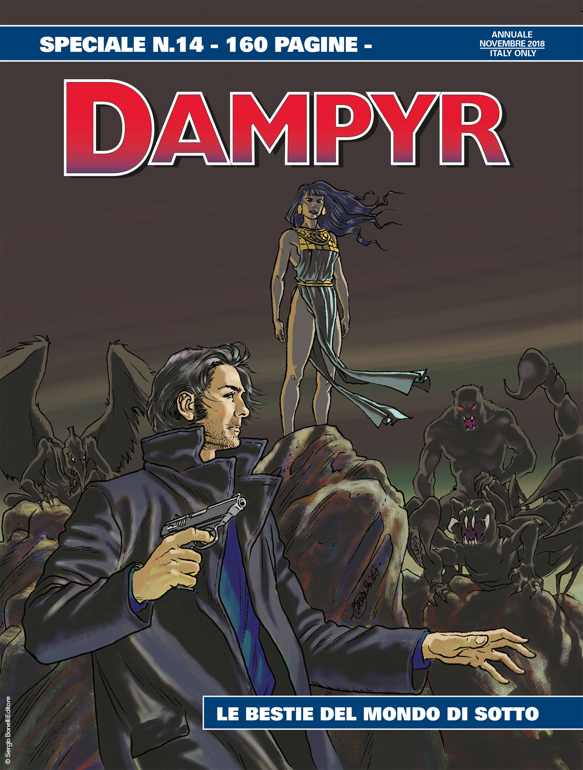 Le bestie del mondo di sotto - Speciale Dampyr 14 cover
