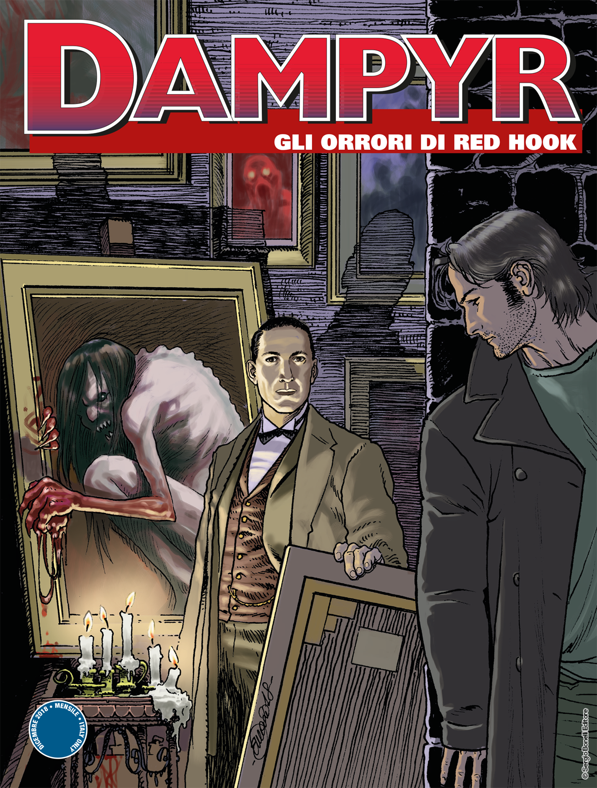 Gli orrori di Red Hook - Dampyr 225 cover