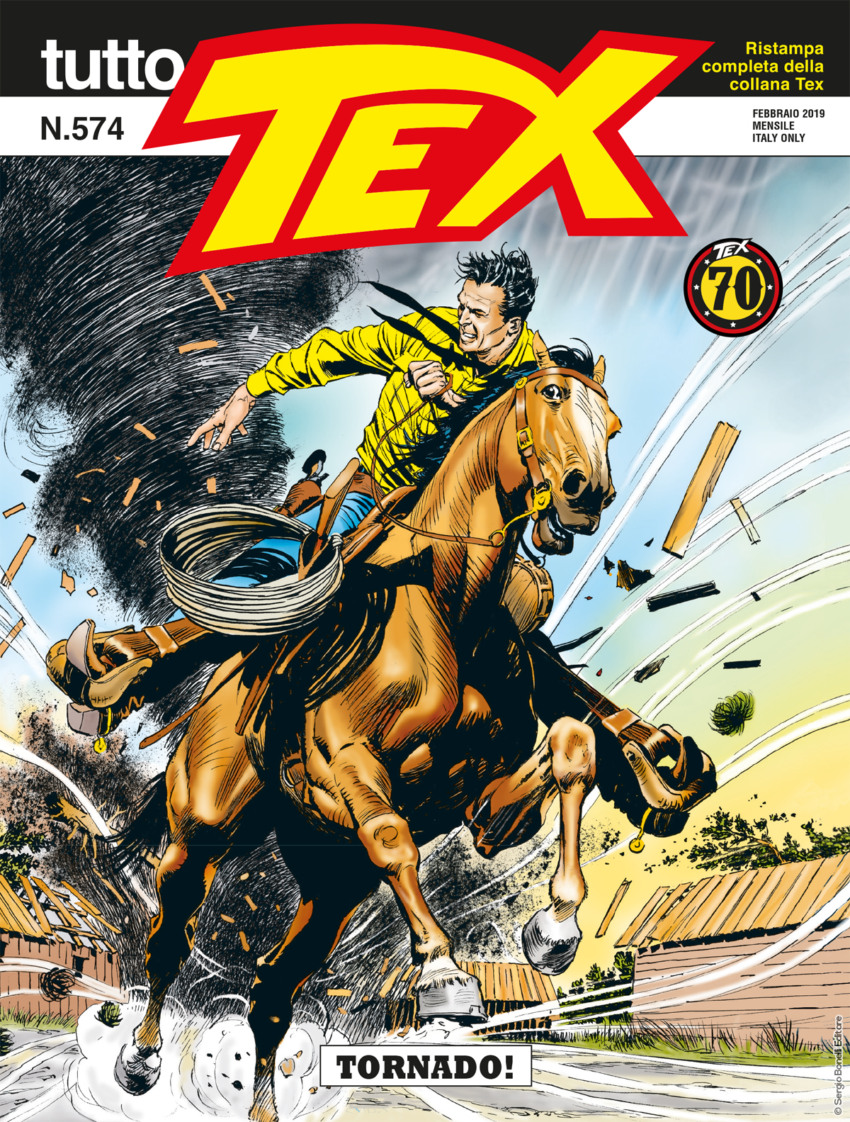 Tornado! - Tutto Tex 574 cover
