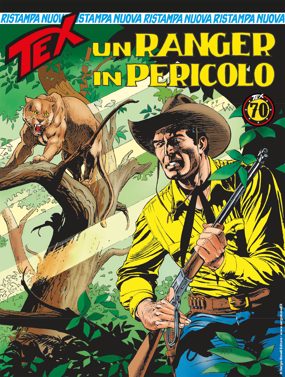 Un ranger in pericolo - Tex Nuova Ristampa 442 cover