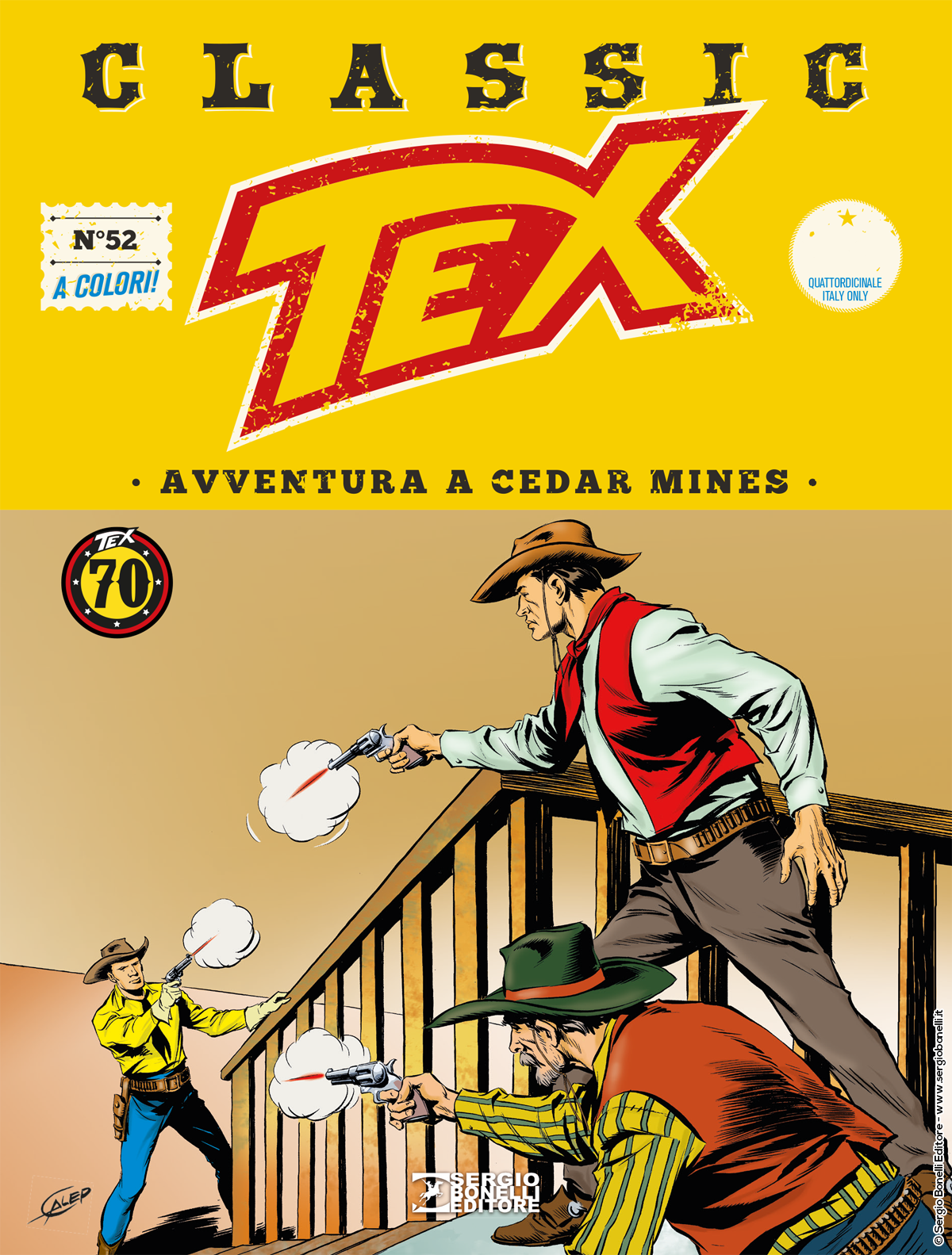 Avventura a Cedar Mines - Tex Classic 52 cover