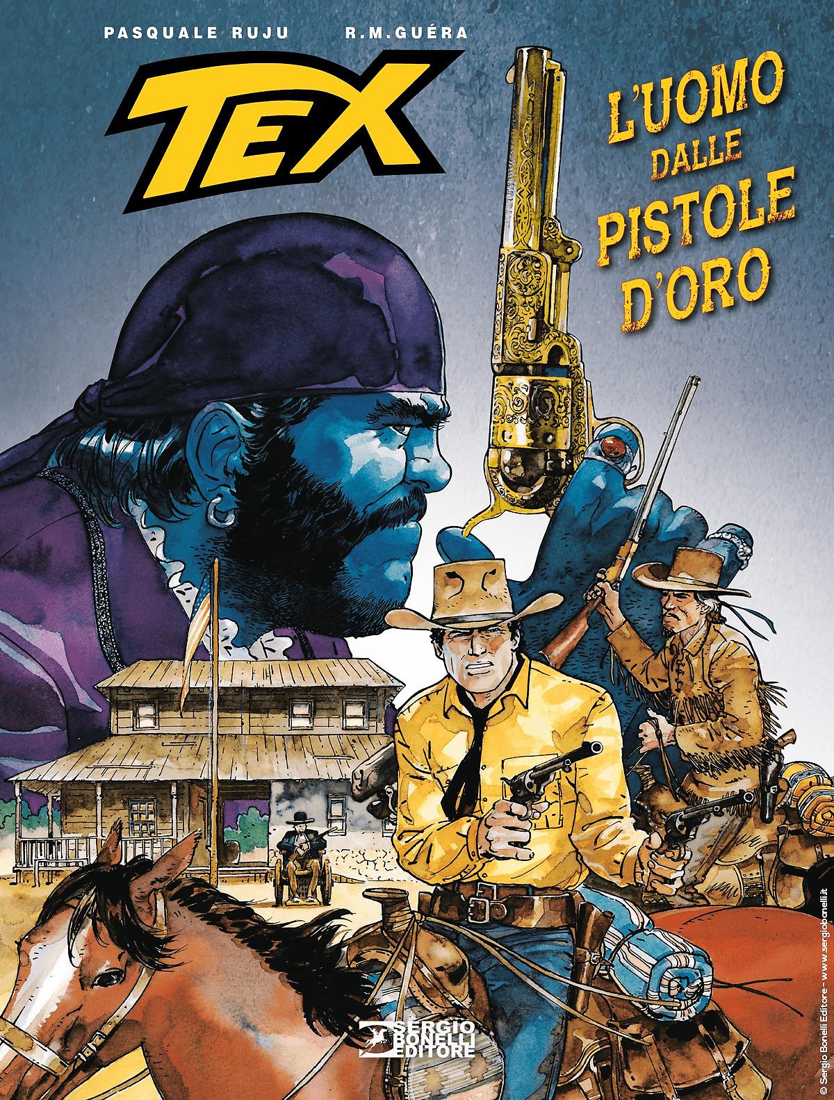 L'uomo dalle pistole d'oro - Tex Romanzi a Fumetti 09 cover