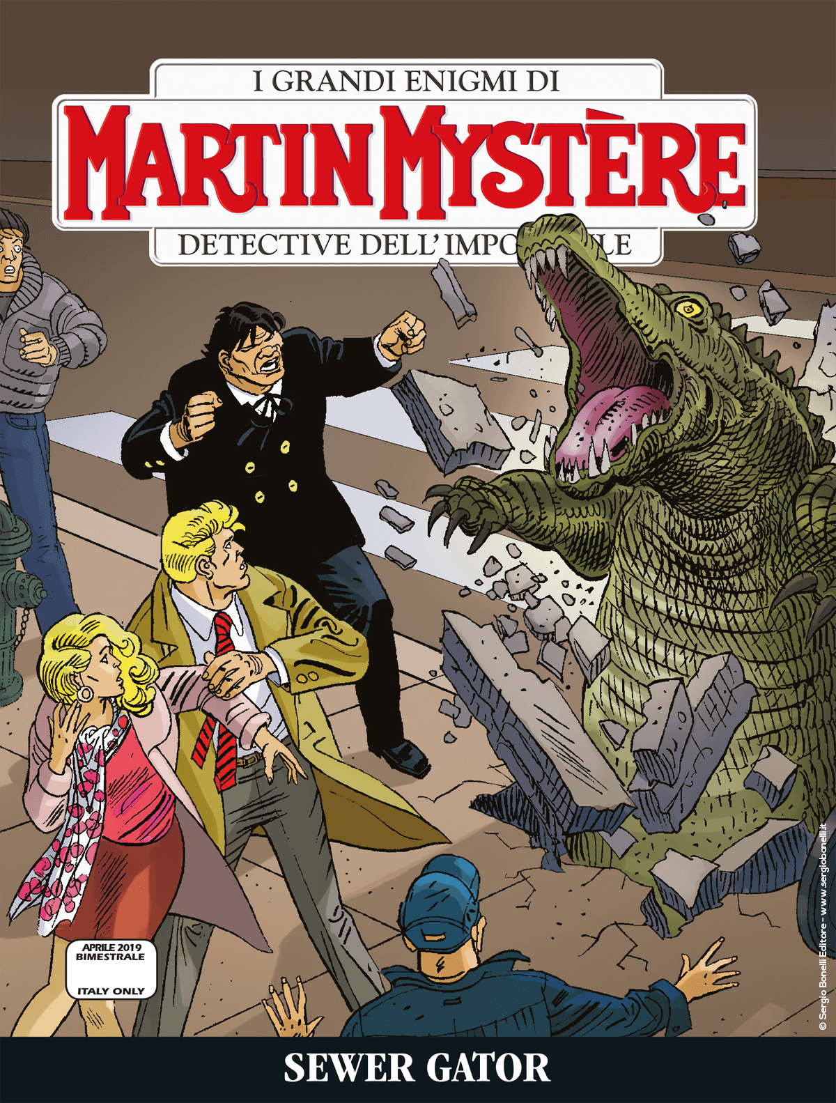 Sewer Gator - Martin Mistère 362 cover