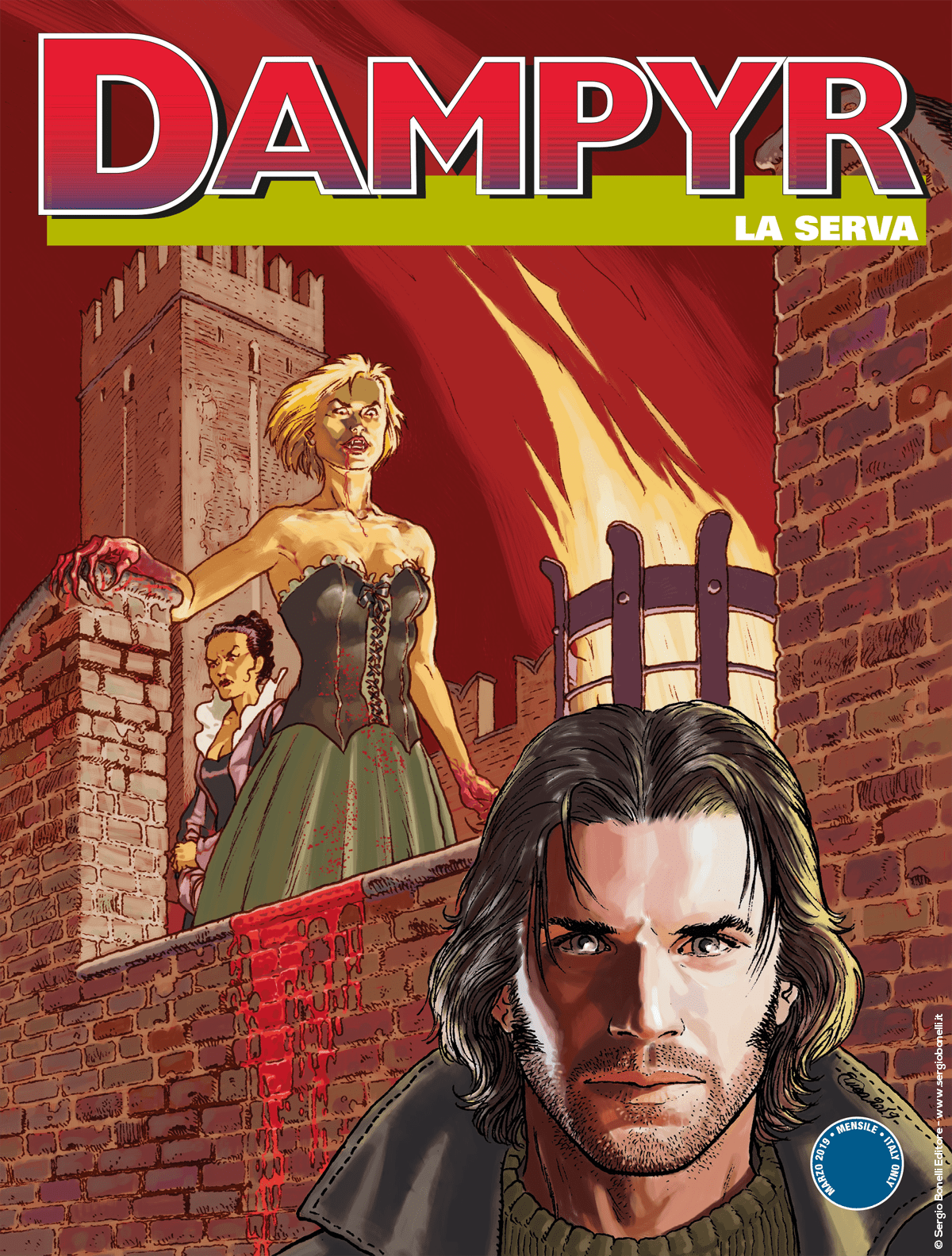 La serva - Dampyr 228 cover