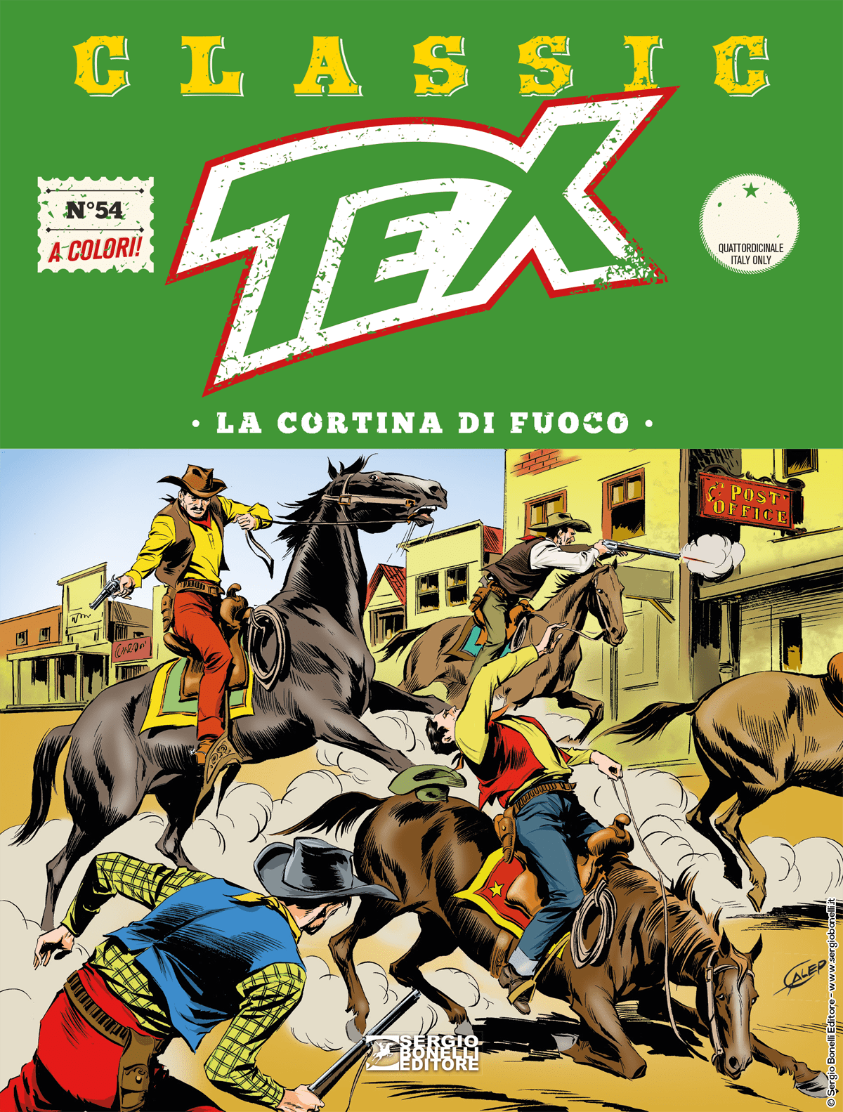 La cortina di fuoco - Tex Classic 54 cover