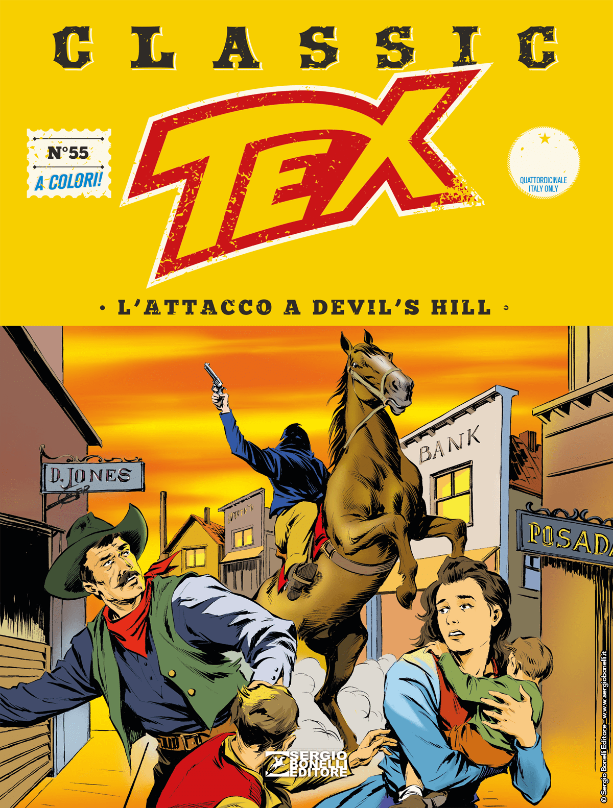 L'attacco a Devil's Hill - Tex Classic 55 cover