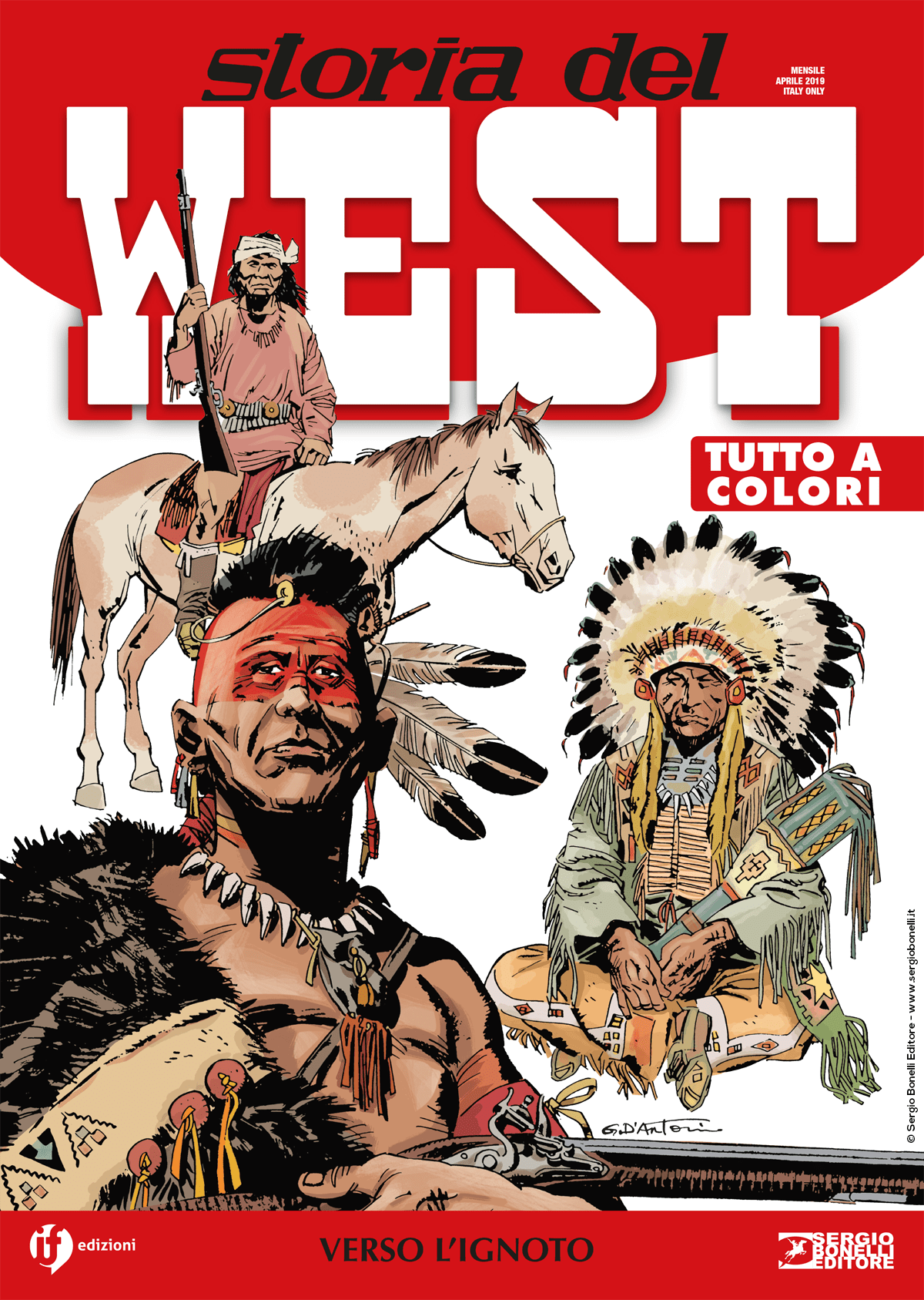 Verso l'ignoto - Storia del West 01 cover