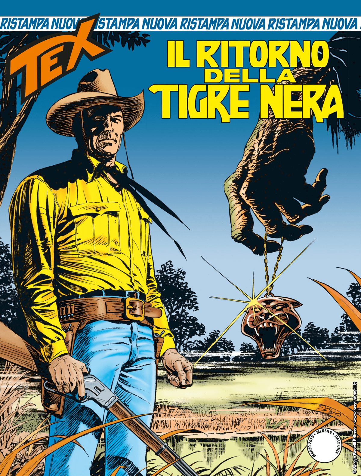 Il ritorno della Tigre -Tex Nuova Ristampa 443 cover