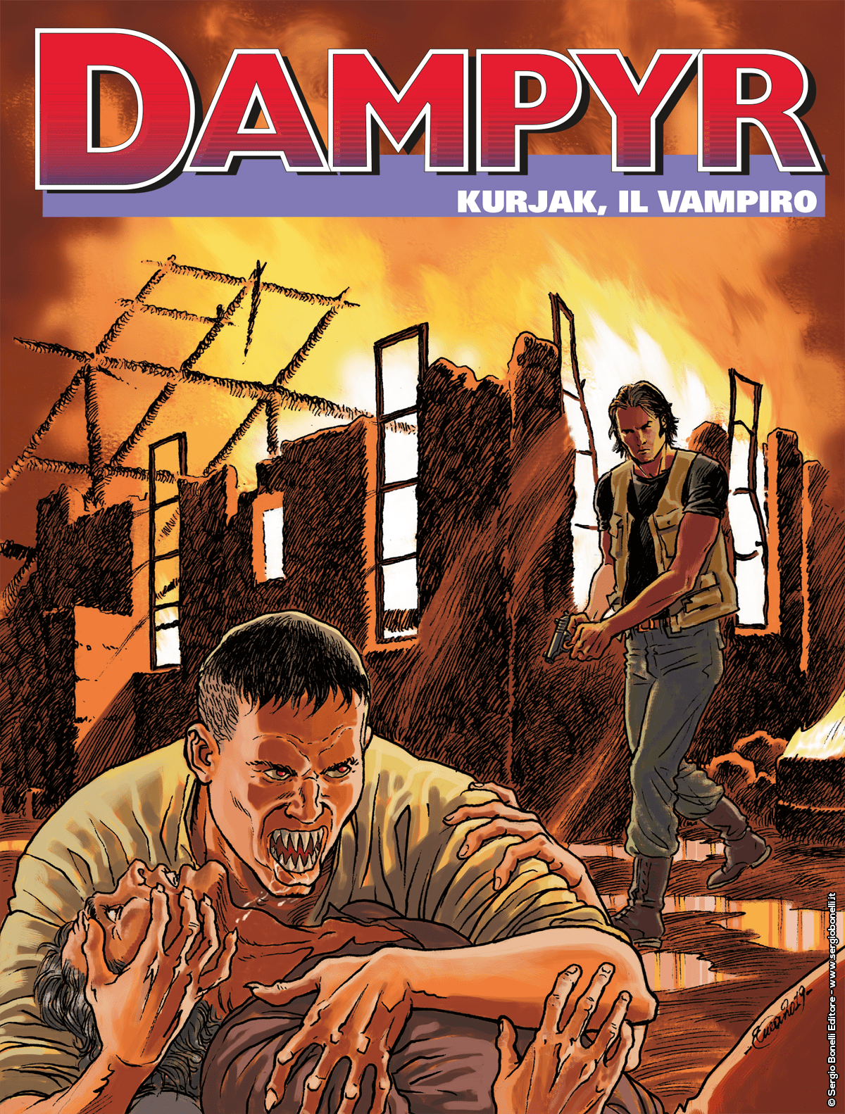 Kurjak, il vampiro - Dampyr 229 cover