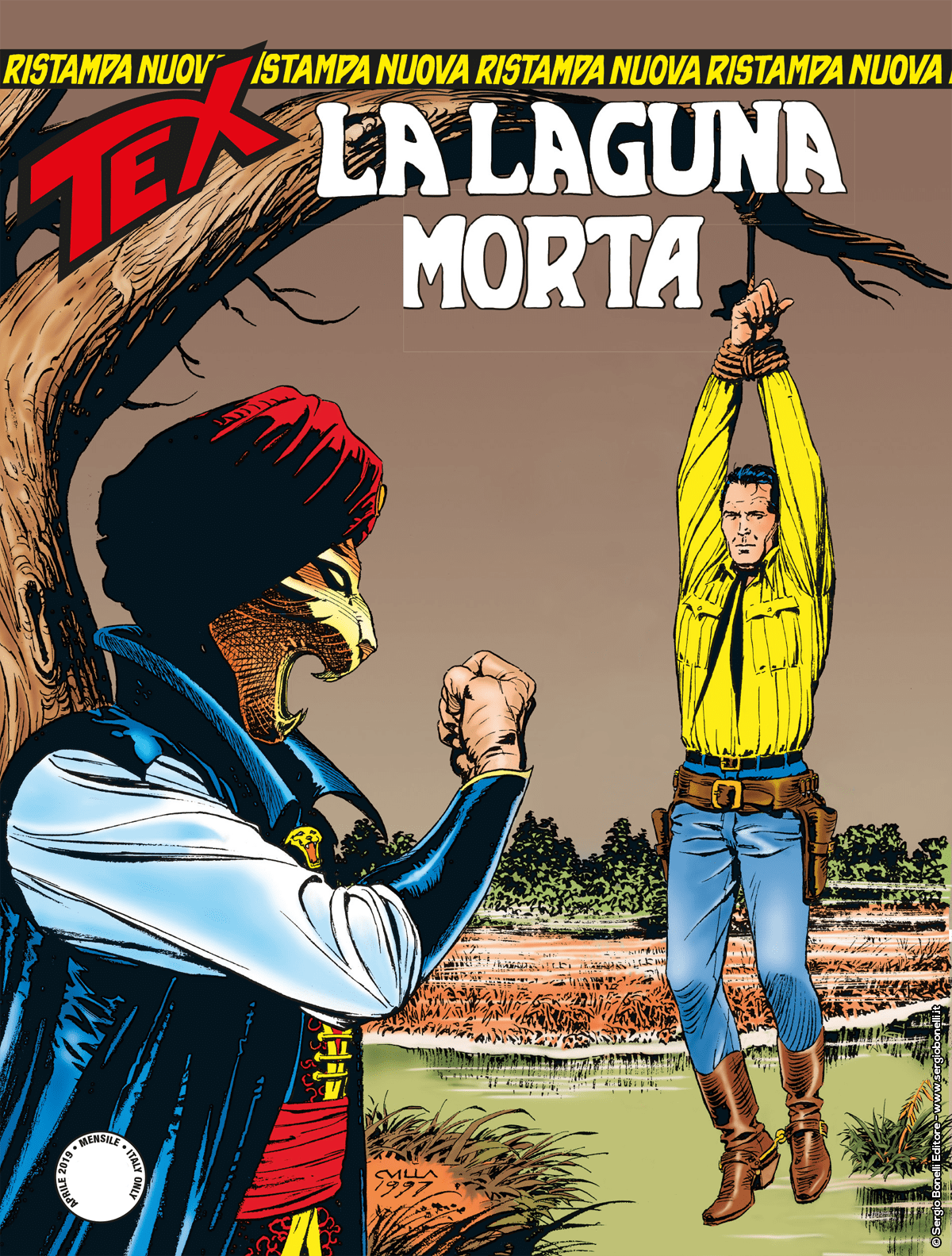 La laguna morta - Tex Nuova Ristampa 444 cover