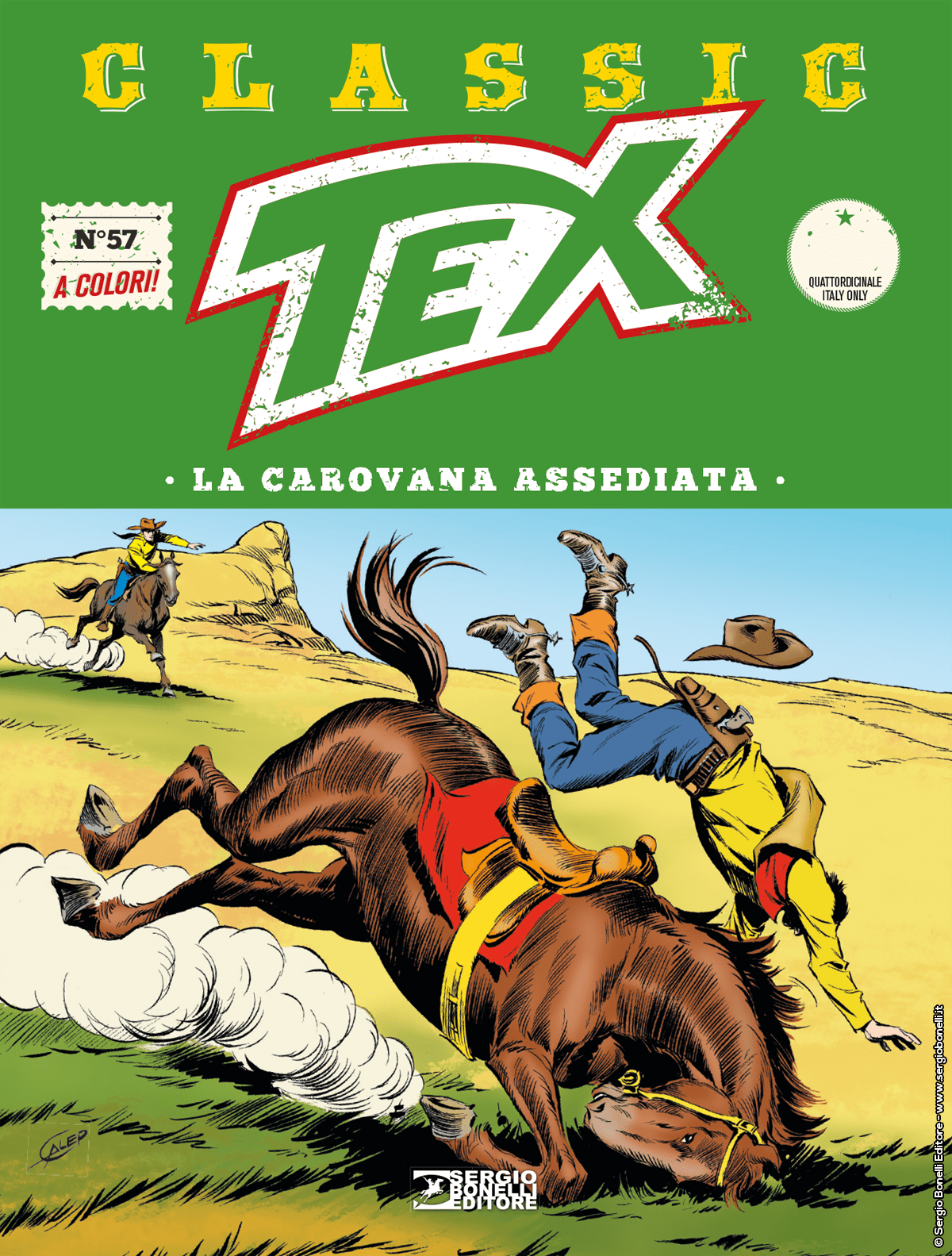 La carovana assediata - Tex Classic 57 cover