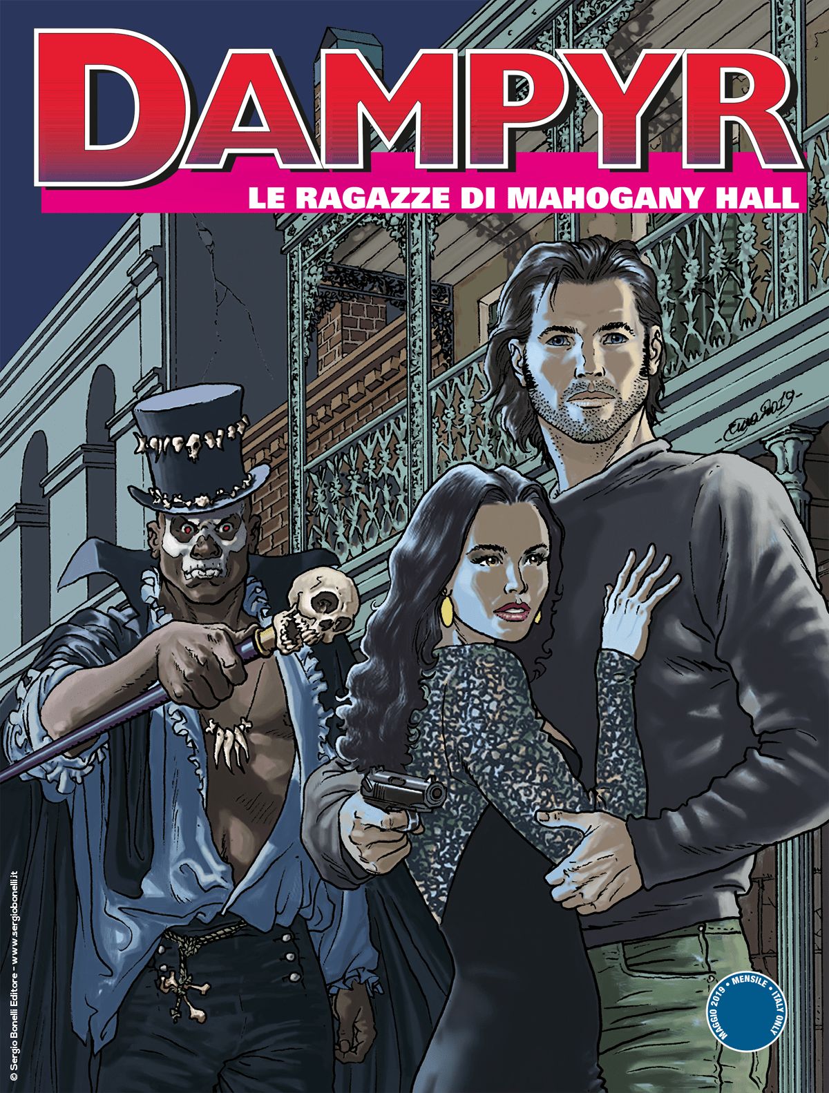 Le ragazze di Mahogany Hall - Dampyr 230 cover