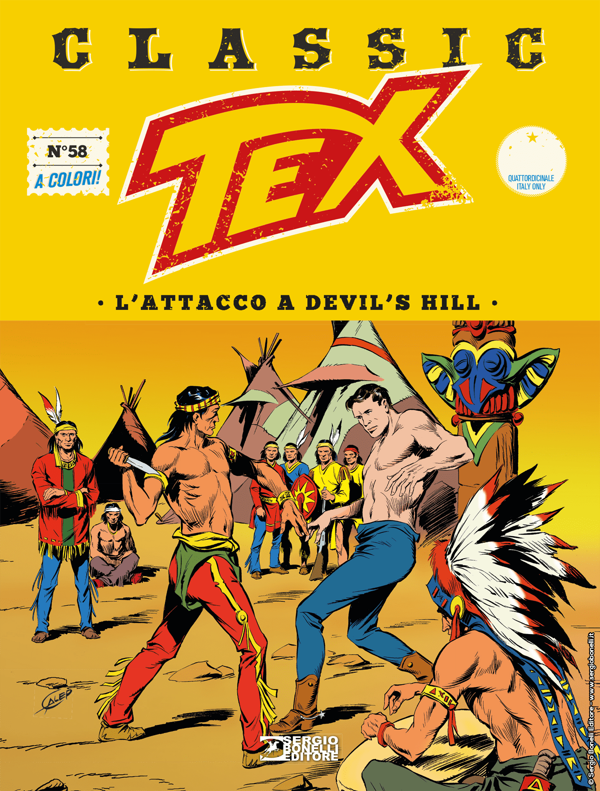 Volpe Rossa - Tex Classic 58 cover