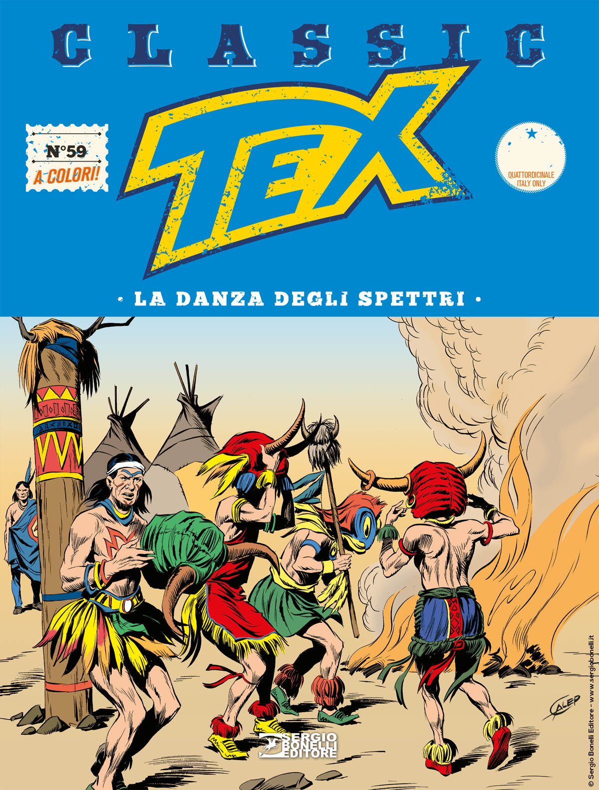 La danza degli spettri - Tex Classic 59 cover