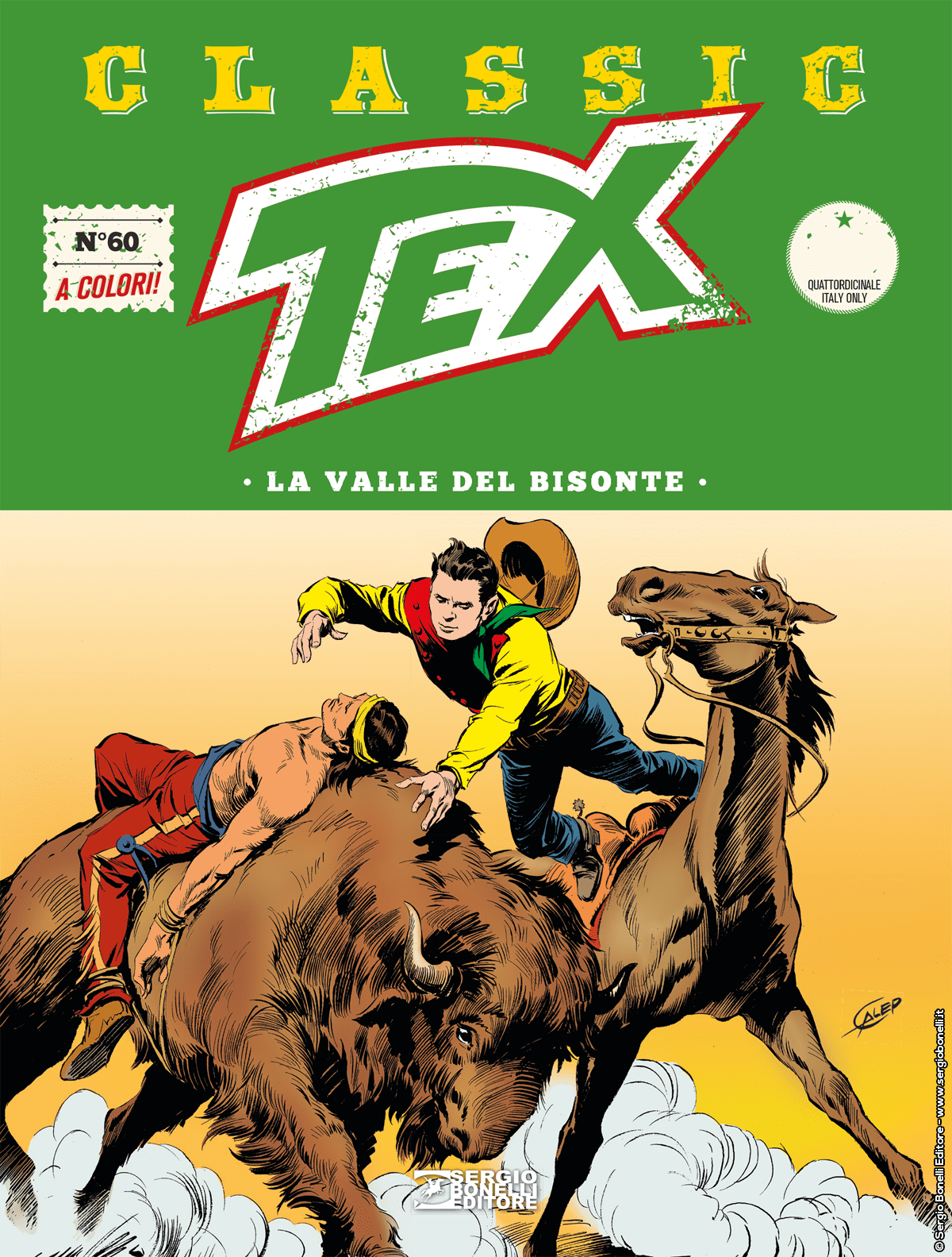 La valle del bisonte - Tex Classic 60 cover