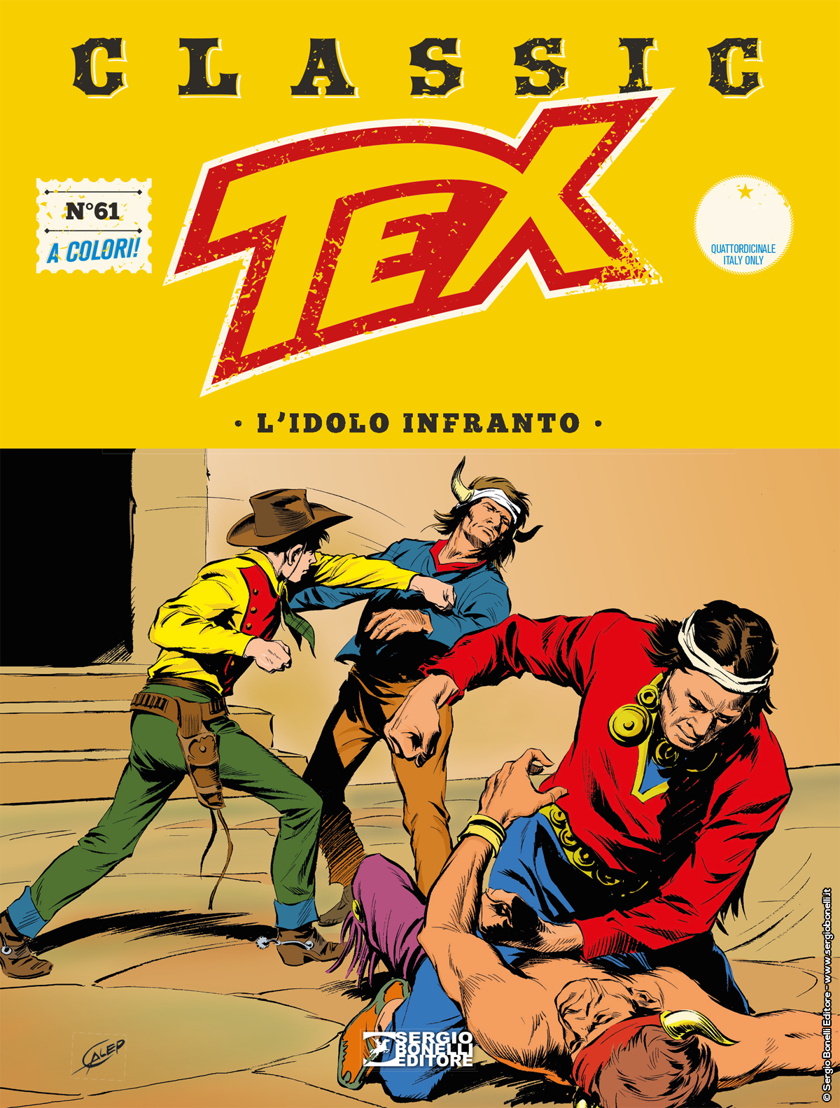 L'idolo infranto - Tex Classic 61 cover