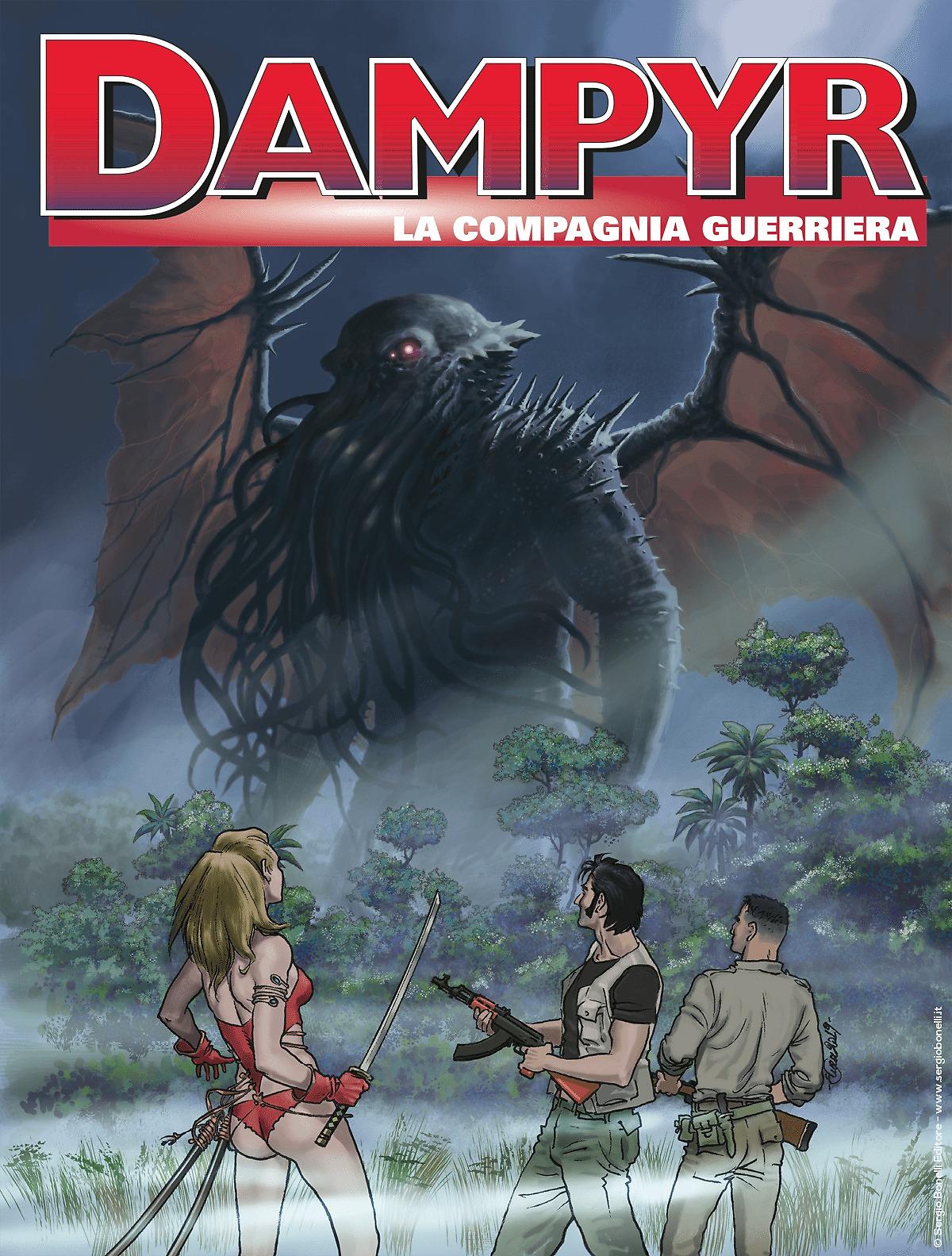 La compagnia guerriera - Dampyr 232 cover