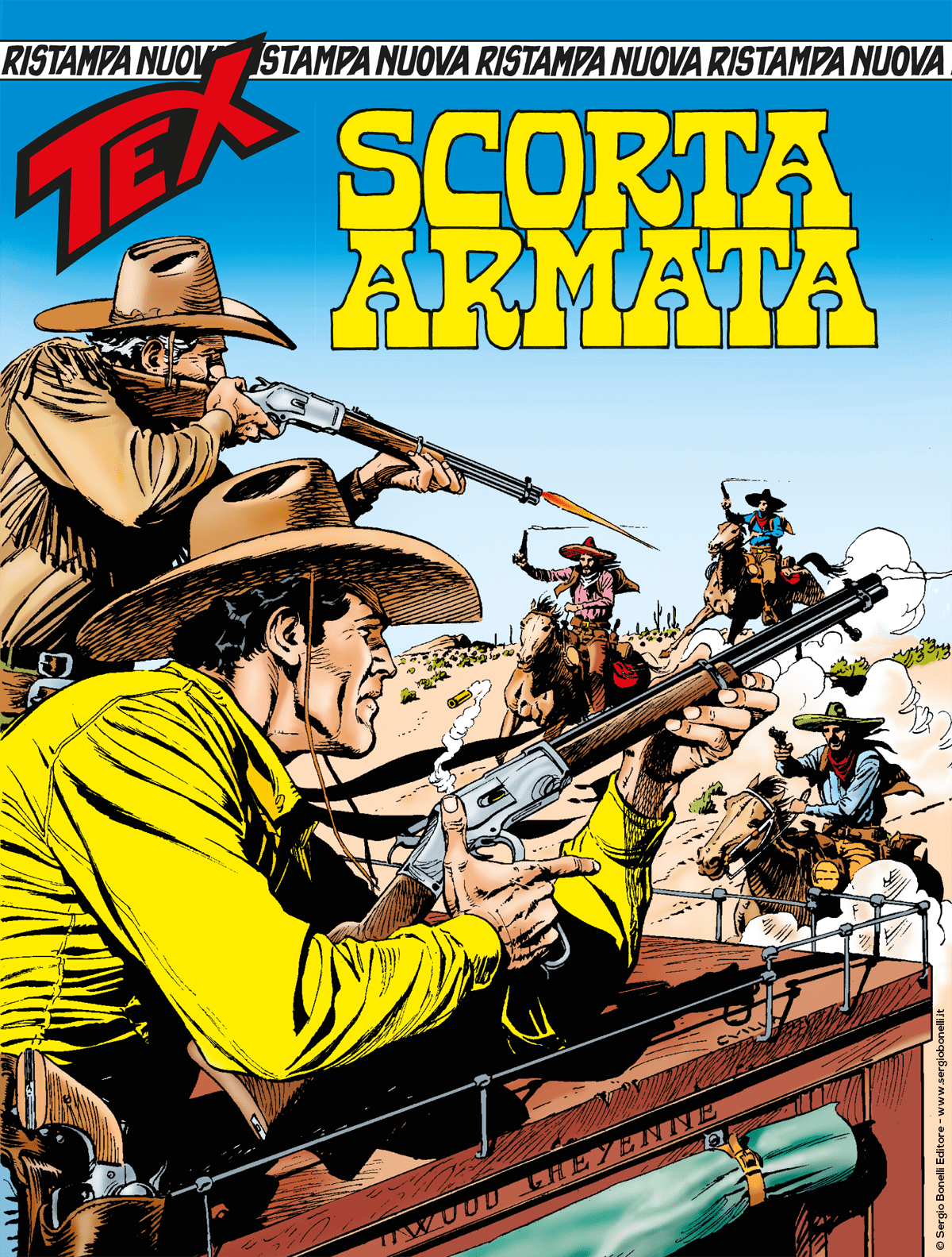 Scorta armata - Tex Nuova Ristampa 447 cover