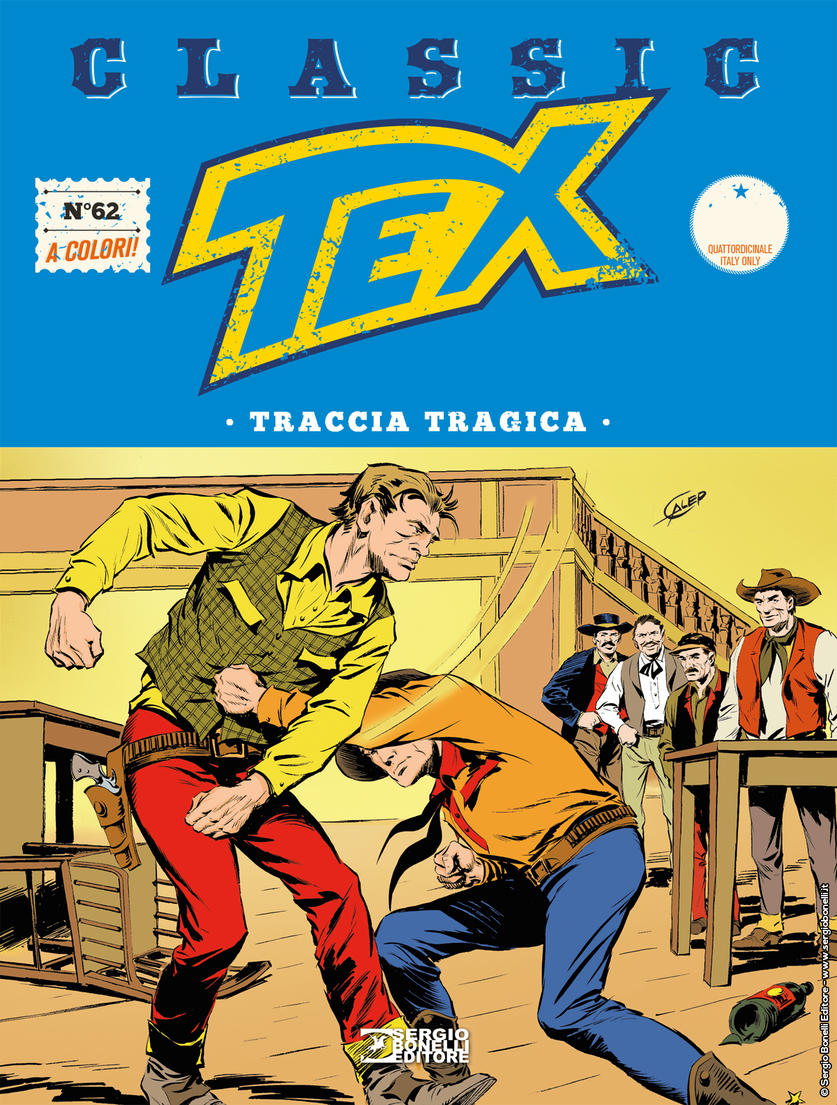 Traccia tragica - Tex Classic 62 cover