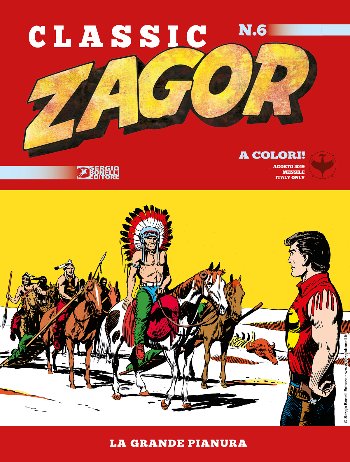 La grande pianura - Zagor Classic 06 cover