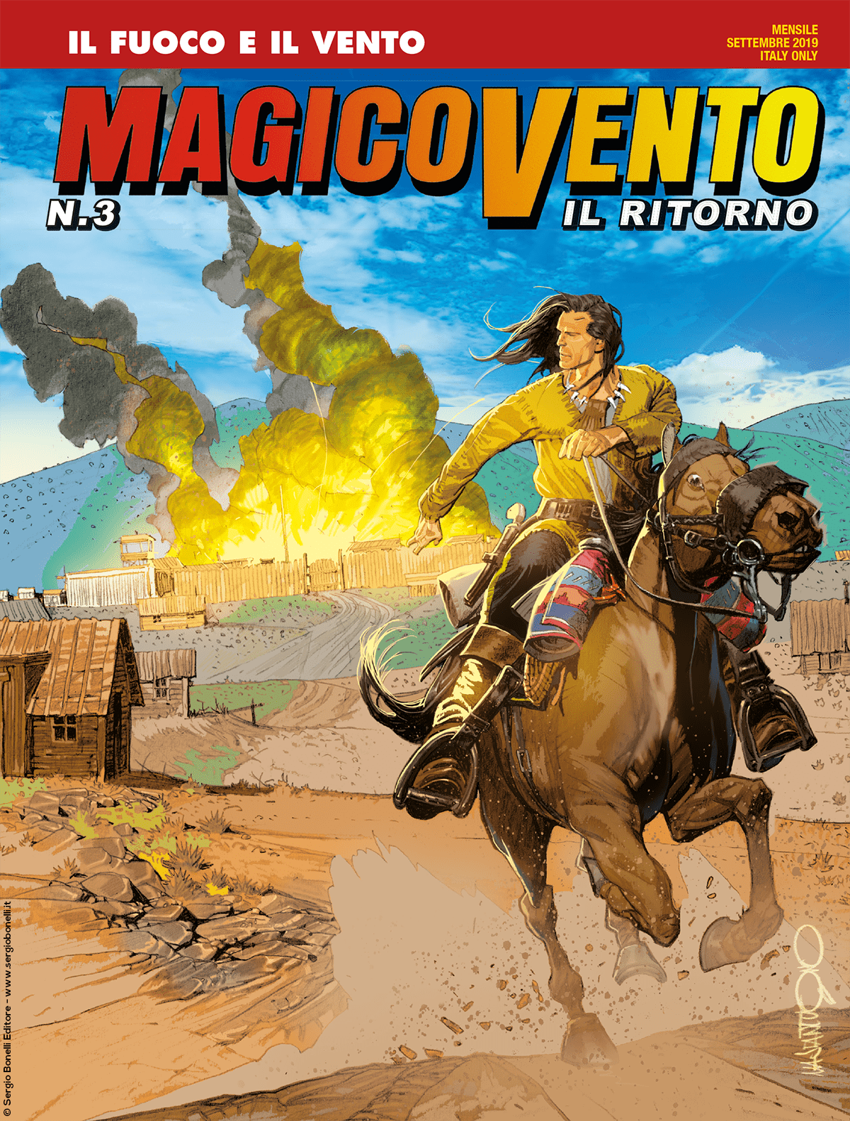 Il fuoco e il vento - Magico Vento Il ritorno 03 cover