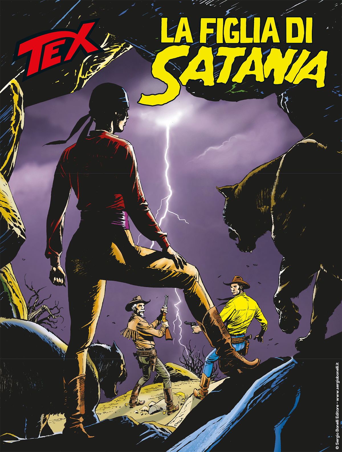La figlia di Satania - Tex 707 cover
