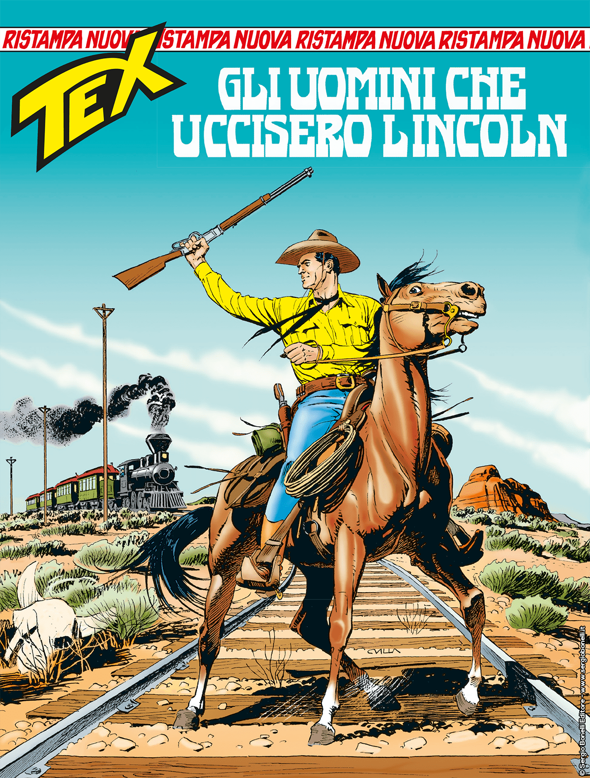 Gli uomini che uccisero Lincoln - Tex Nuova Ristampa 449 cover