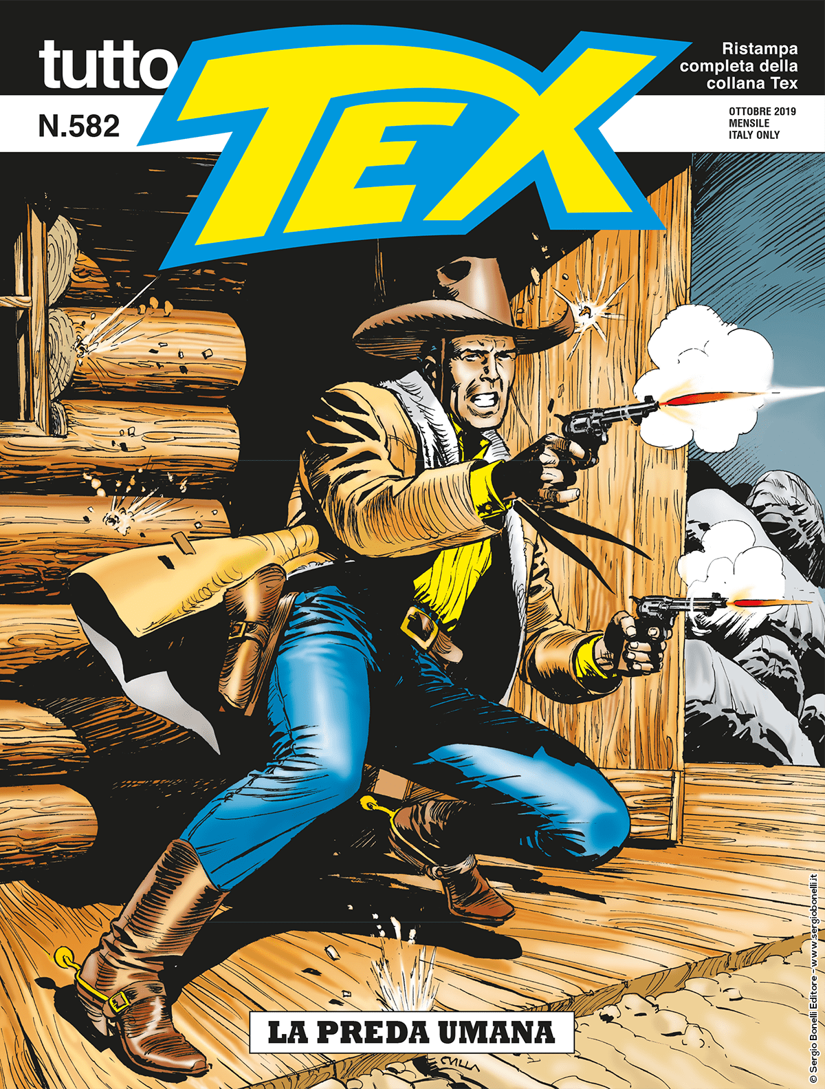 La preda umana - Tutto Tex 582 cover