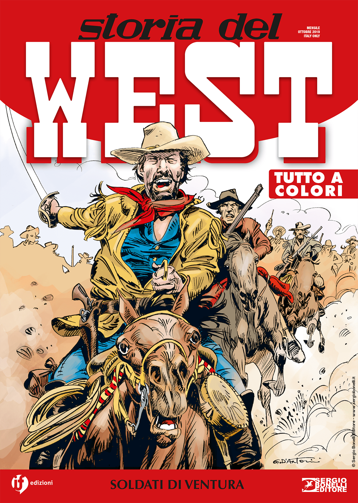 Soldati di ventura - Storia del West 07 cover