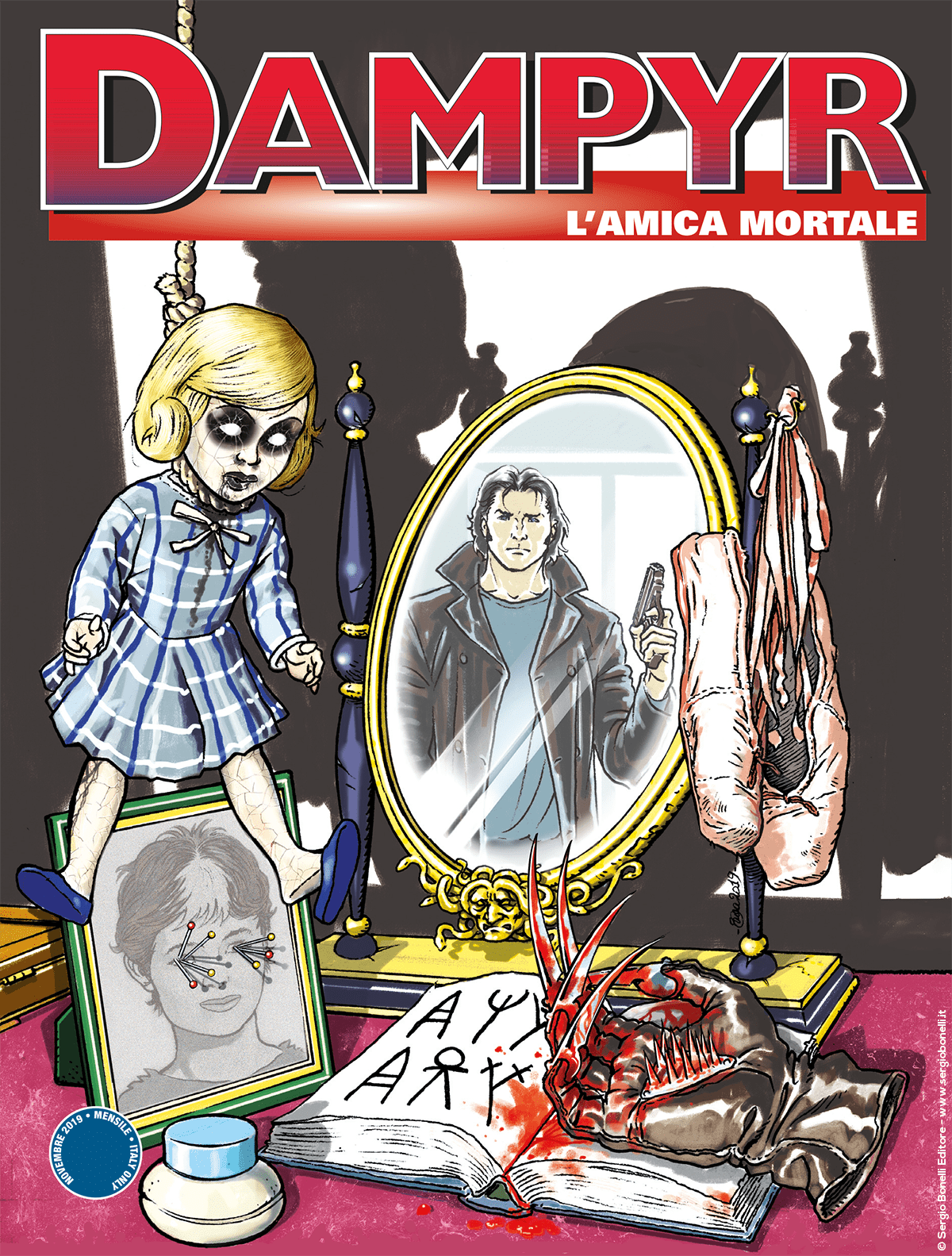 L'amica mortale - Dampyr 236 cover