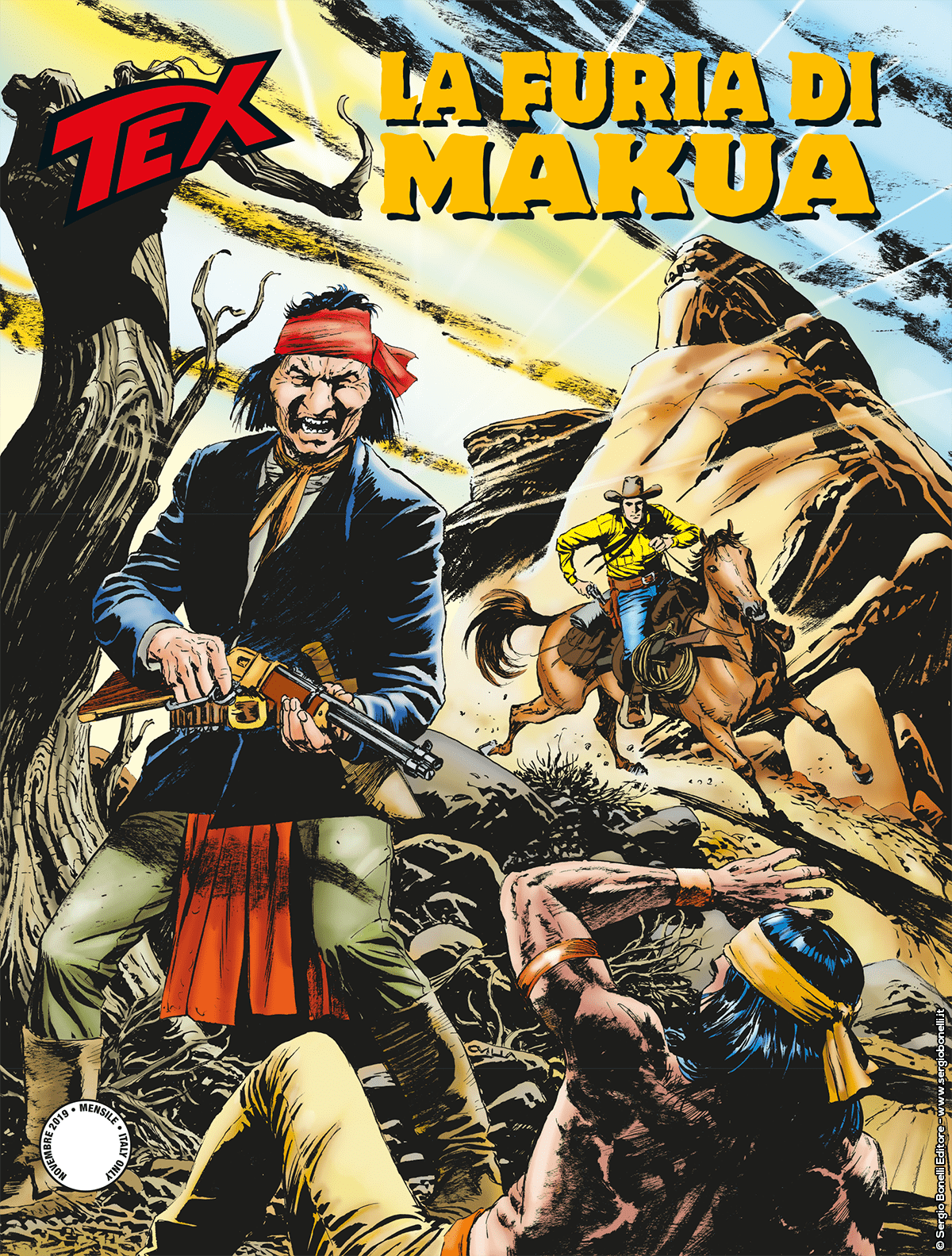 La furia di Makua - Tex 709 cover