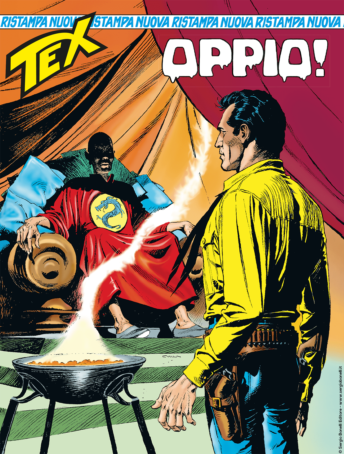 Oppio! - Tex Nuova Ristampa 451 cover